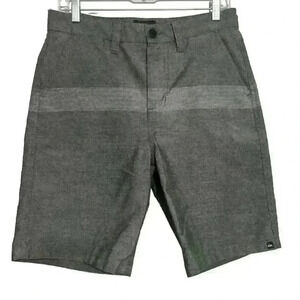 Quiksilver gray flat front men’s shorts. Size 30